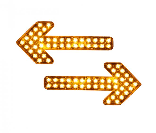 Traffic Controller Arrow Board 12V 24V For Vehicle Warning Light Bars