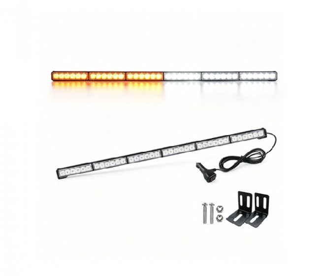 LED 6-Section Roadside Assistance Traffic Warning Light Bar – Off-Road Vehicle Roof Warning Light