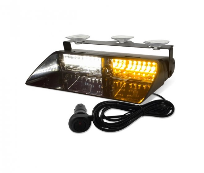 Premium LED Dash Lights windshield strobe light emergency flashing light 16LED High-efficiency heat dissipation