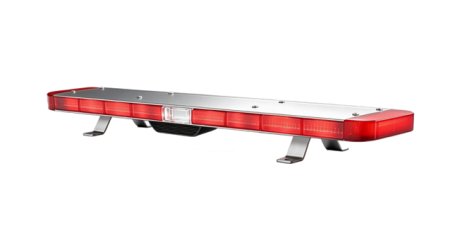 MUYE Ultra-Thin LED Warning Light Bar (with Siren & Camera) — Lightweight Aluminum Design for Emergency Vehicles