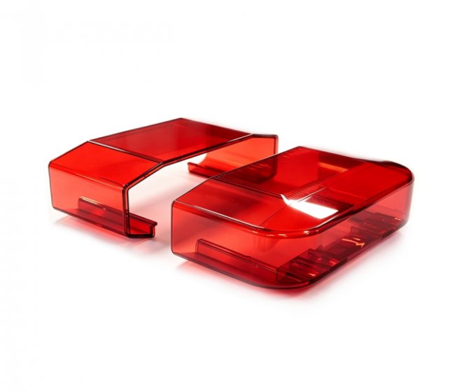 LED Light Bar Dome Replacement Lens — Amber / Red / Blue / Clear