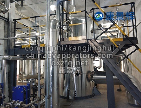 Baffle crystallizer internal circulation