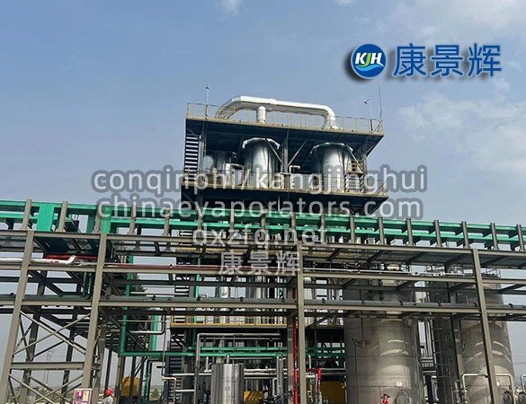 Crystallization unit for wastewater salts recovery