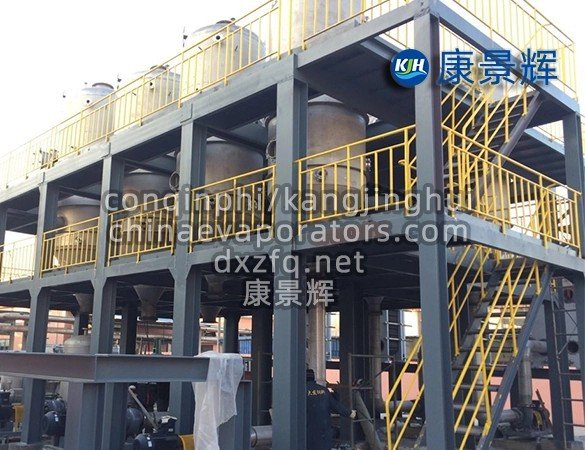 Parallel configuration double quadruple-effect evaporator