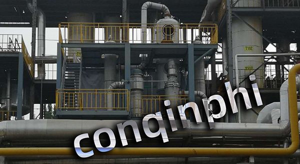 Multi-effect forced circulation evaporator (triple effect)