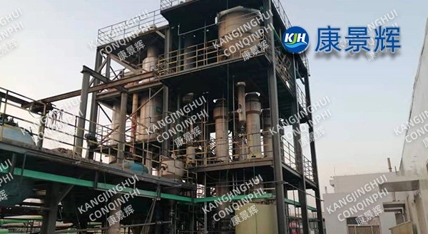 5m³/H triple-effect evaporation crystallization system for the flame retardant industry mixed salt