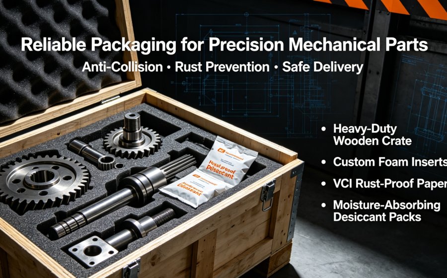 Professional Packaging for Factory Mechanical Parts Shipping