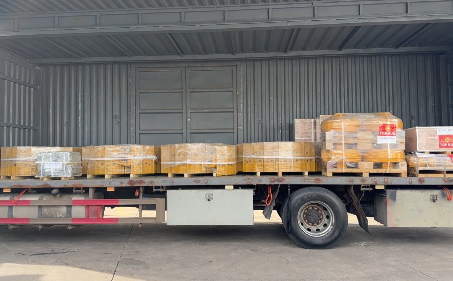 ​Shantui Bulldozer Undercarriage Parts Dispatched to Guyana
