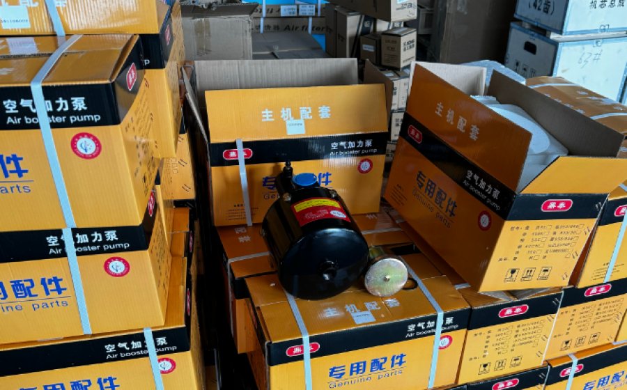 Reliable Export Service of Construction Machinery Spare Parts, Air Booster Pumps Ready in Stock.