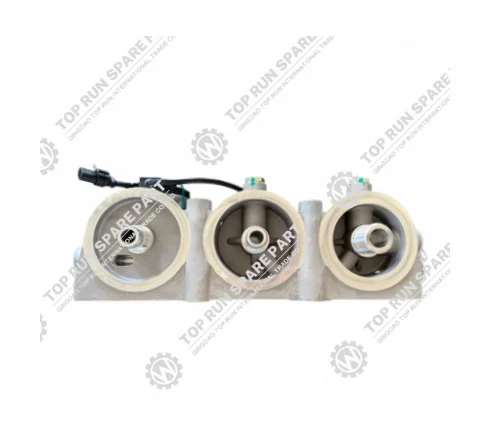 <strong>SHANTUI SE245 WP7 Electric oil pump assembly 1001352911</strong> <strong>SHANTUI Excavator spare parts</strong> excavator WP7 engine electric fuel transfer pump filter manifold assembly