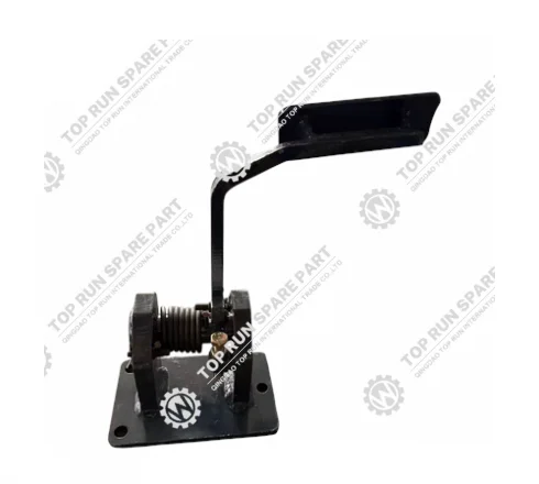 <strong>SHANTUI DH17 Brake pedal assembly 114U‑05‑A0000</strong> <strong>SHANTUI Bulldozer spare parts</strong> bulldozer cab foot brake pedal return spring mounting base assembly