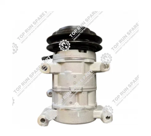 <strong>SHANTUI SE36 Air conditioning compressor 60035‑38‑00026</strong> <strong>SHANTUI Excavator spare parts</strong> excavator cab air‑conditioning ac compressor with belt pulley clutch assembly