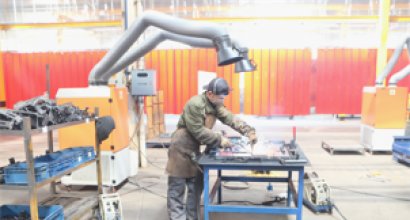 Mobile Fume Extractor for Welding Workshop 