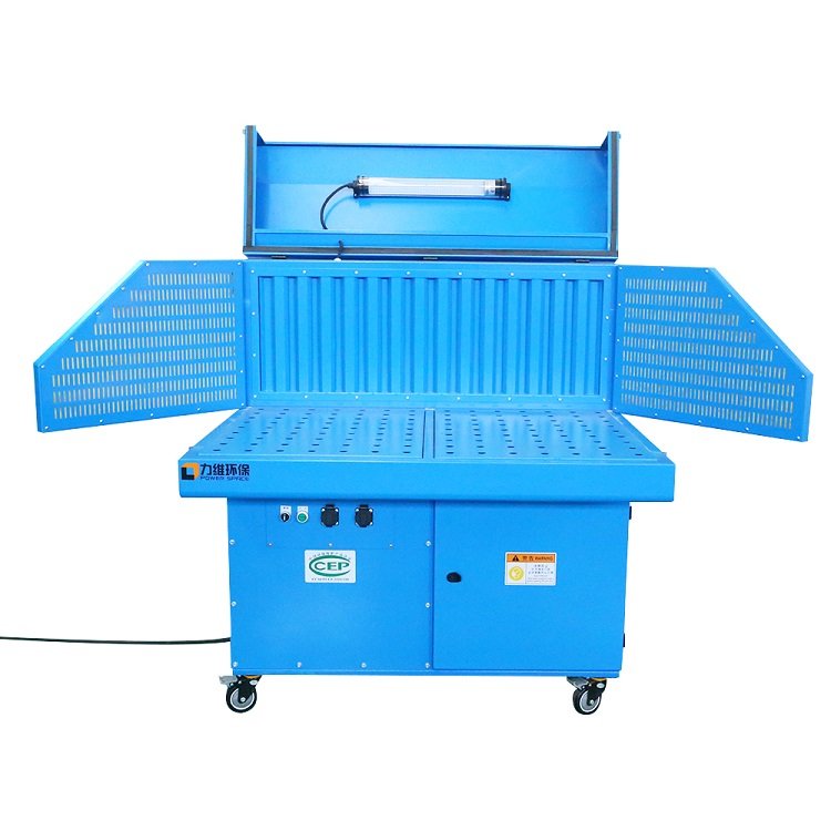 1.5m grinding downdraft table