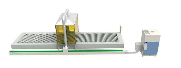 Laser Dust Collector for Open Laser Cutter