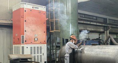 Fume Extraction Tower in Steel Construction Industry