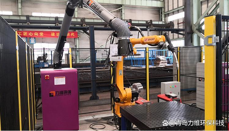 mobile portable welding fume extractor machine
