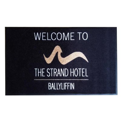Hotel logo mat