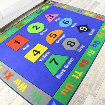 Numbers learning rug