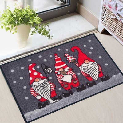 Custom door mat with rubber backing-09 