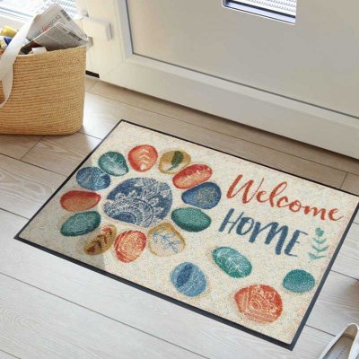 Custom door mat with rubber backing-05