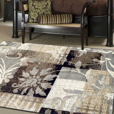 Indoor Modern Patchwork Area Rug Runner Rug