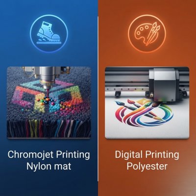 Chromojet vs Digital Printing: Which Is Right for Your Custom Mat?