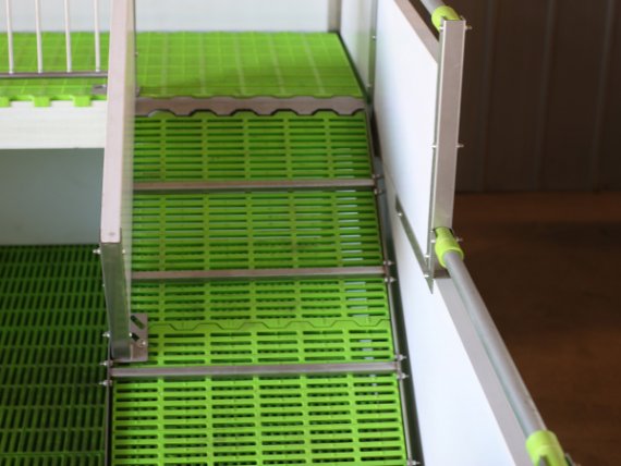 Double-Layer Weaning Stall for Piglets by Deba Brothers5