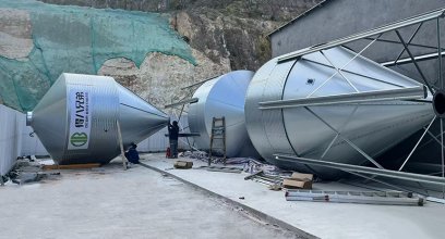 Debabrother is at the site of its ultra-large-scale self-breeding pig farm project in Guangdong Province.
