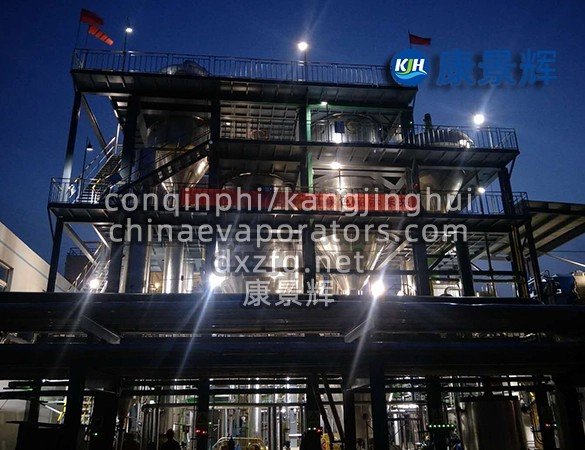 Vacuum crystallizer for chemical wastewater