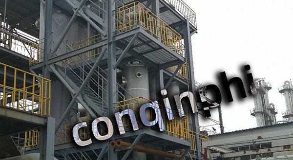 Multi-effect forced circulation evaporator (triple effect)