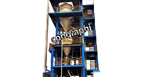 Falling film MVR evaporator