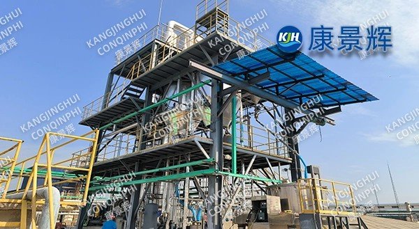 A 5t/h sodium chloride MVR evaporation crystallization system + mother liquor dehydrator system of a fine chemical company