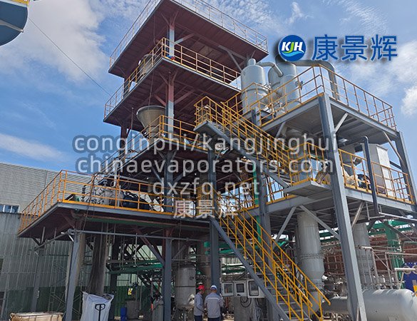 Ammonia salt recovery MVR system