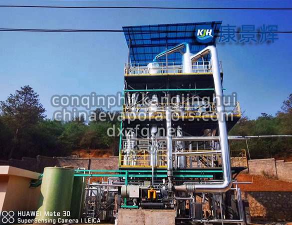 Sodium chloride single-effect evaporator