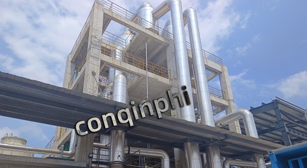 Sodium chloride single-effect evaporator
