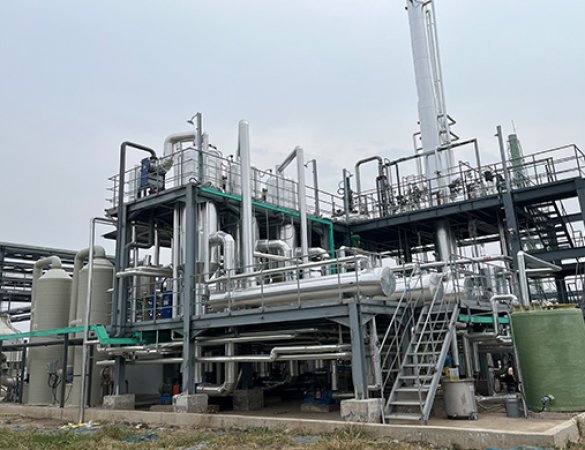 Sodium chloride, sodium sulfate, and sodium formate mixed salt evaporation separation and purification equipment