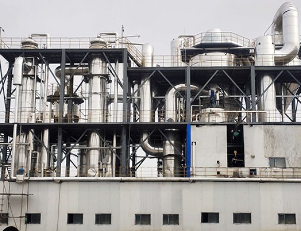 53t/h Phenolic wastewater triple-effect evaporation and salt separation system