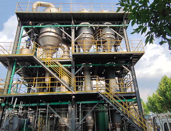 250t/d CBC water a rubber additive Falling film triple-effect evaporator