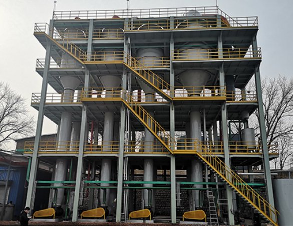 55t/h Falling film quadruple-effect evaporator