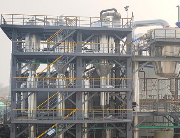 6.5t/h Magnesium Sulfate Triple-Effect Continuous Cooling Crystallization Evaporator