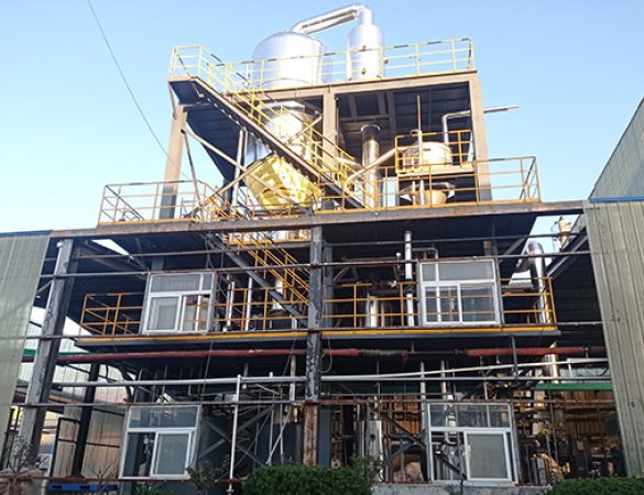 6t/h sodium chloride forced circulation MVR evaporator for chemical industry