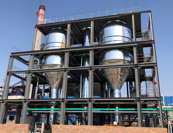 1200t/d Plate MVR double-effect evaporator