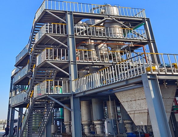 5t/h de-icing agent ammonium sulfate and ammonium nitrate Multi-Effect Evaporator
