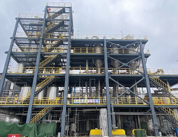 3t/h triple-effect evaporation crystallization system for mixed salts + mother liquor drying