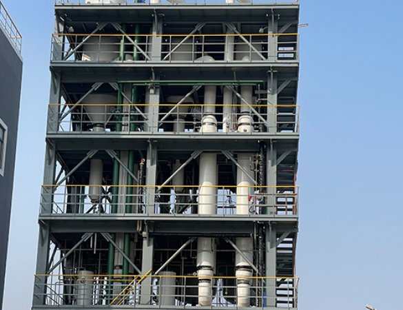 6t/h Chemical Industry Miscellaneous Salts Falling Film Multiple-Effect Evaporator