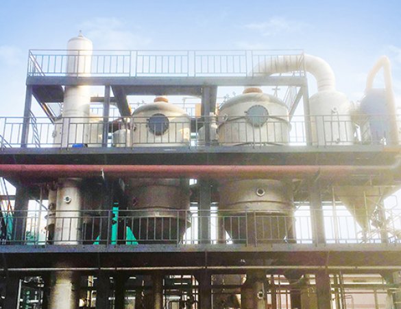 220t/d DZ Wastewater Triple-Effect Evaporation and Salt Separation System for Rubber Additives