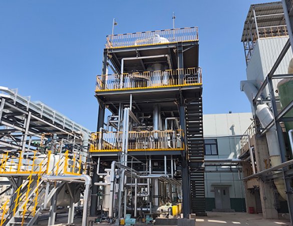 4t/h Dual-effect salt separation and purification equipment for calcium chloride and sodium chloride