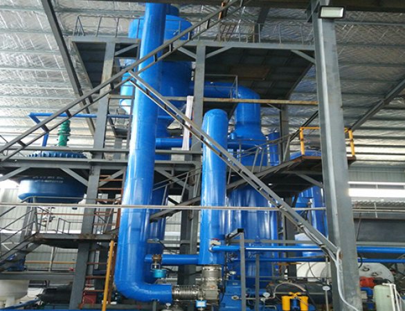 Sodium chloride single-effect evaporator