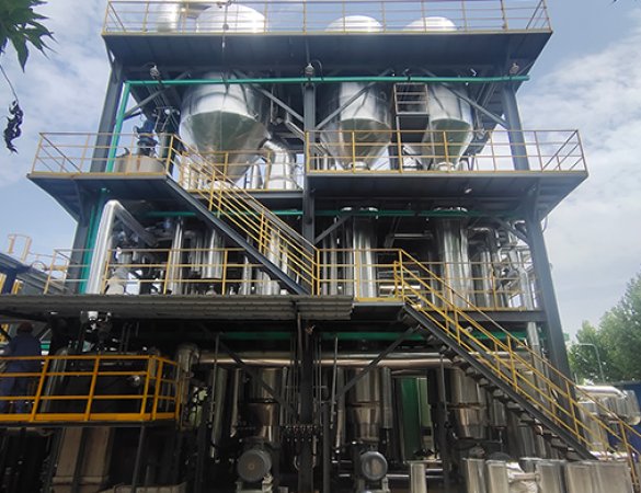 250t/d Falling film triple-effect evaporator